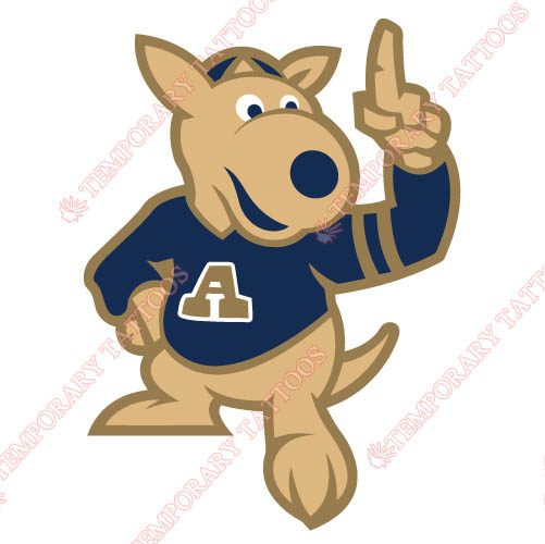 Akron Zips Customize Temporary Tattoos Stickers NO.3698